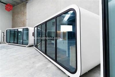 Kabina mobbli tat-tuffieħ Prefab House Kontenitur Ċkejkna portabbli