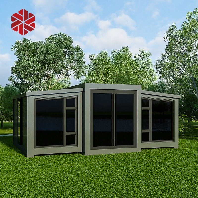 40ft Mobile Prefabricated Container Expandable House 2 Bedroom Security Prefab Light Steel Portable Living Home